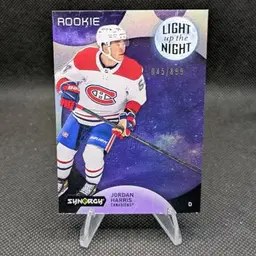 Jordan Harris 2022-23 Synergy Light Up the Night Rookie RC /899 #LNR-JO - Montreal Canadiens