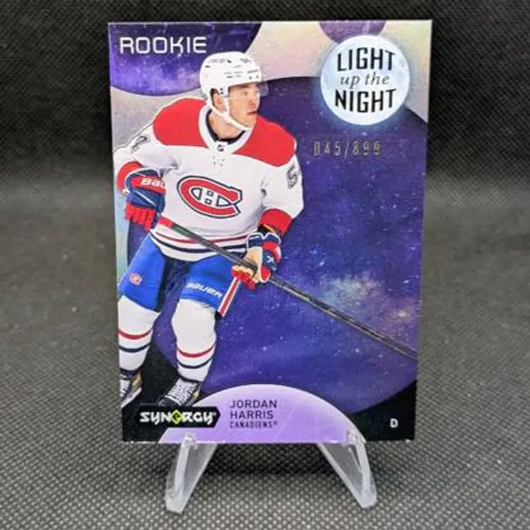 Jordan Harris 2022-23 Synergy Light Up the Night Rookie RC /899 #LNR-JO - Montreal Canadiens