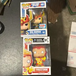Funko Pop Heroes Big Barda Firestorm Lot