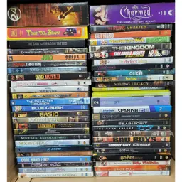 Lot of 50 DVDs Assorted Titles - Singles, Box Sets All in VG or Excellent Condition (Lot 3)