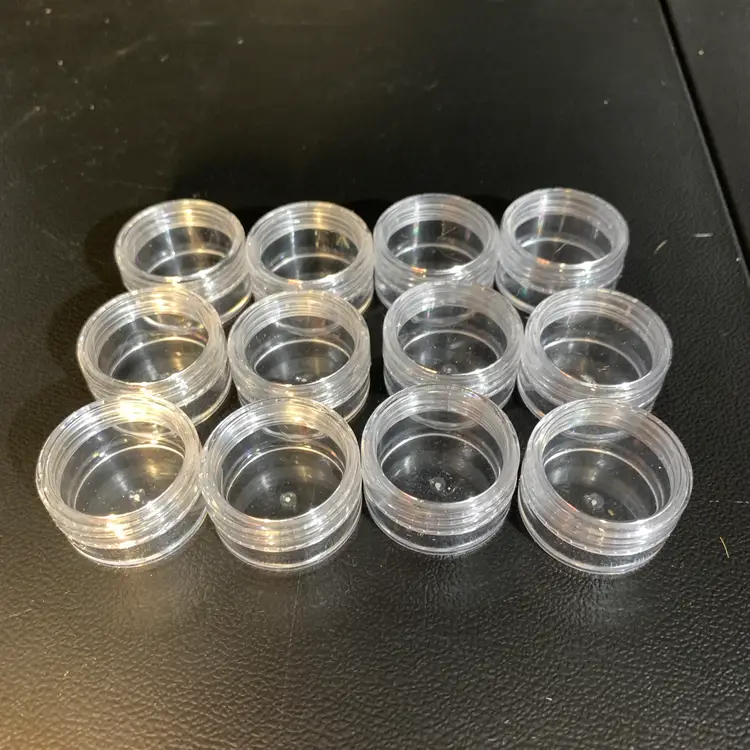 12-Small Acrylic Containers