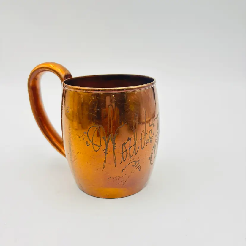 Vintage 1933 World’s Fair Chicago Century of Progress Copper Mug
