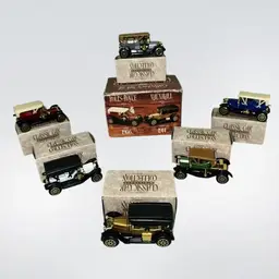 Vintage 1989 Readers Digest Collectors Set of 6 CLASSIC CAR MINIATURES
