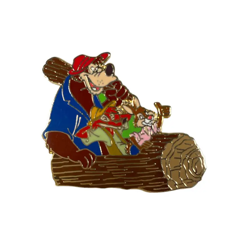 Splash Mountain Brer Rabbit Pin Authentic Brer Bear Brer Fox Riding Log Flume