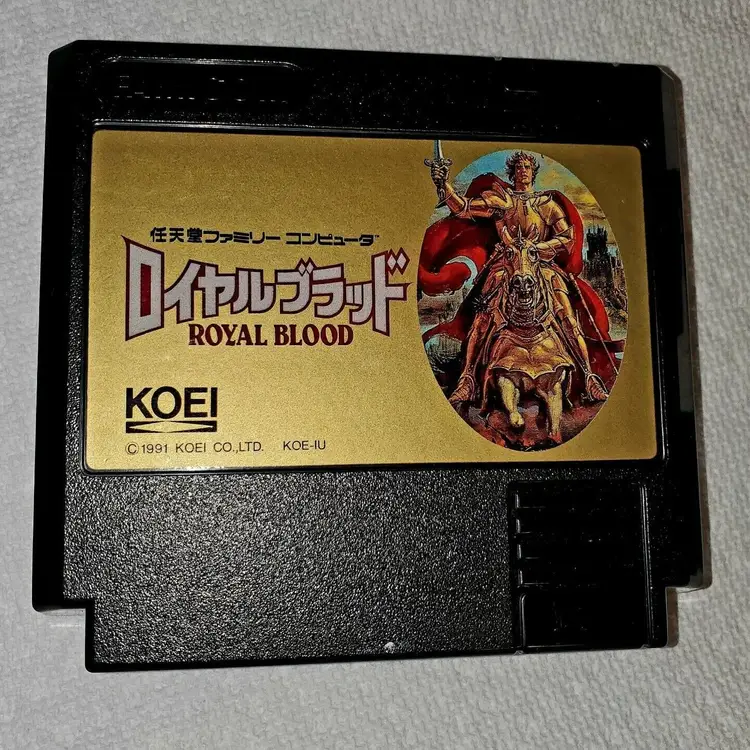 Game soft Famicom ROYAL BLOOD Nes from Japan③  rare game only