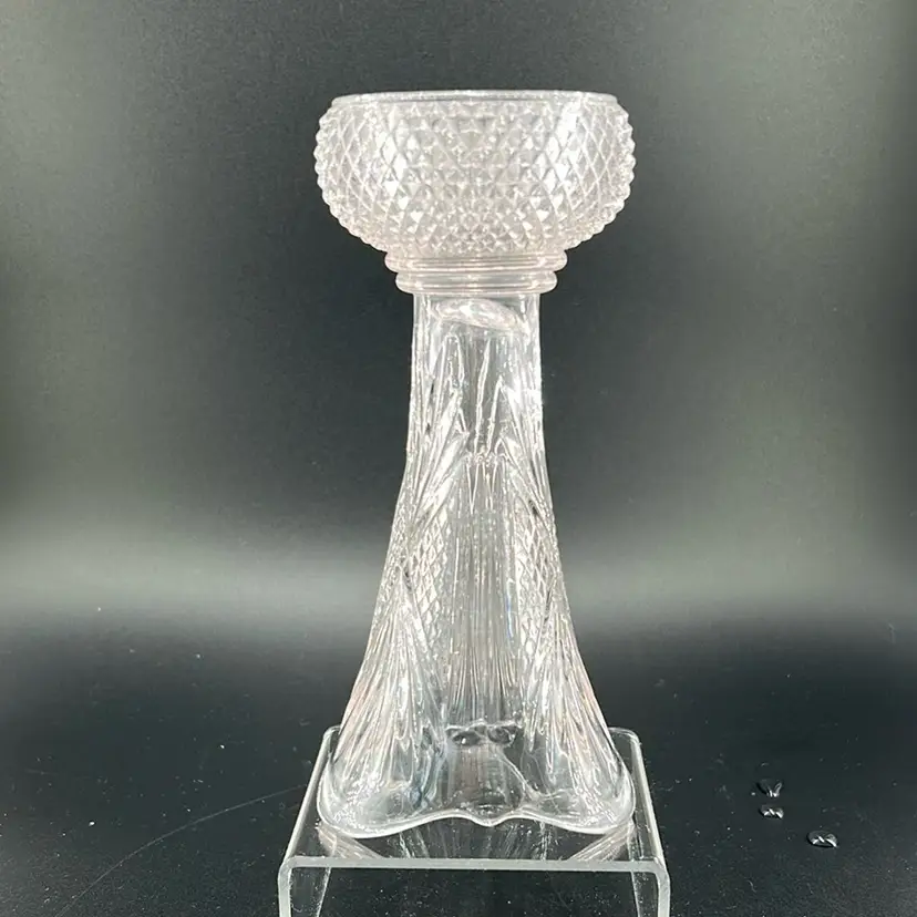 Early American Pattern, Glass Reversible Trumpet Vase