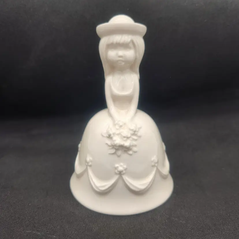 Vintage Goebel China Bride/Flower Girl Bell Boho Cottagecore Wedding/Shower Gift