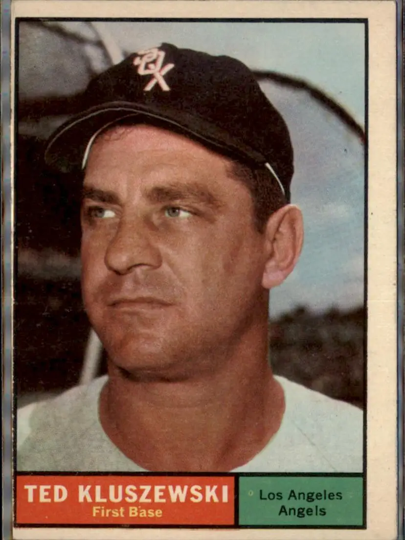 1961 Topps #65 Ted Kluszewski - ( ) - Los Angeles Angels
