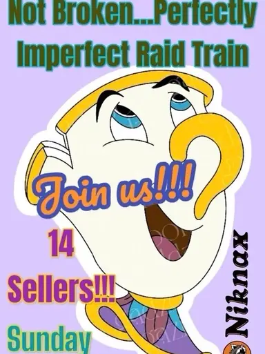 Not Broken! Perfectly Imperfect Raid Train 🚂 