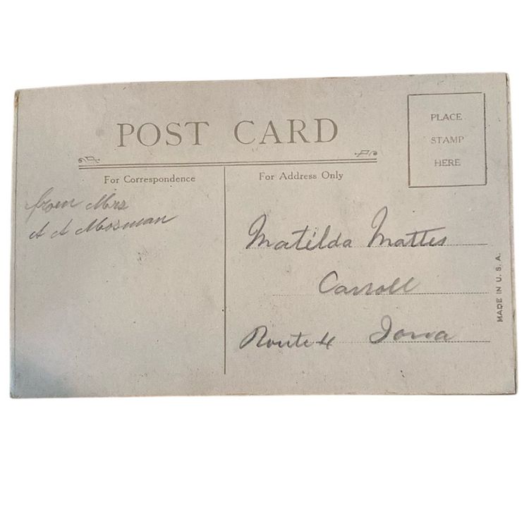 Vintage/Antique New Years Postcard Addressed