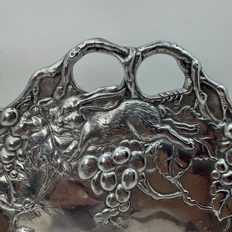 Arthur Court Silver Bunny Tray