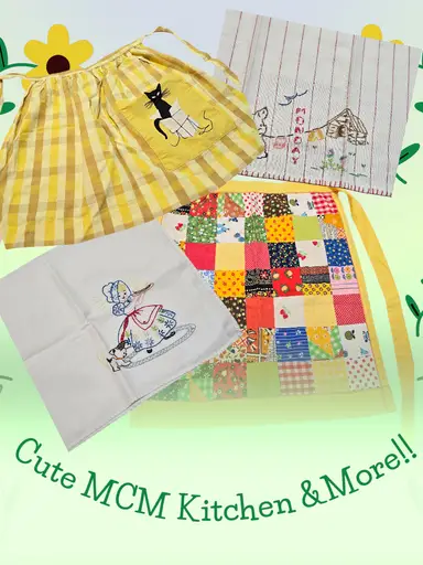 Cute Kitchen MCM, Linens, Decor and more!!