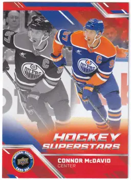 2024-25 Upper Deck National Hockey Card Day #NHCD12 Connor McDavid Edmonton Oilers Hockey Card