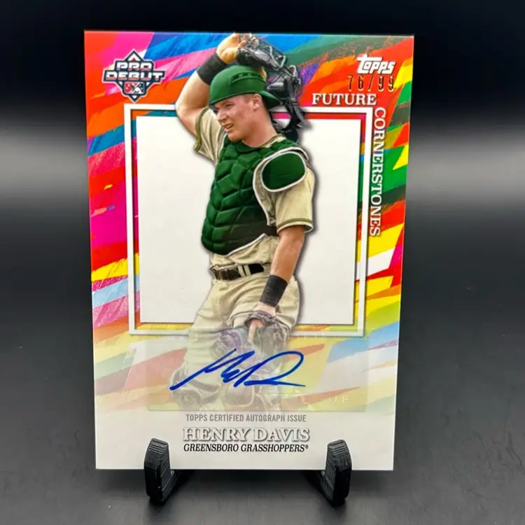 2022 Pro Debut Henry Davis Auto 76/99