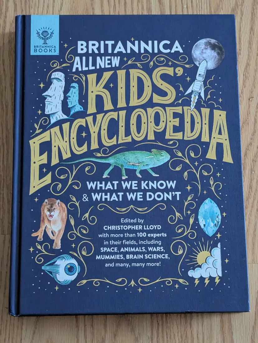 Kids Encyclopedia Britannica Book Christopher Lloyd Illustrated
