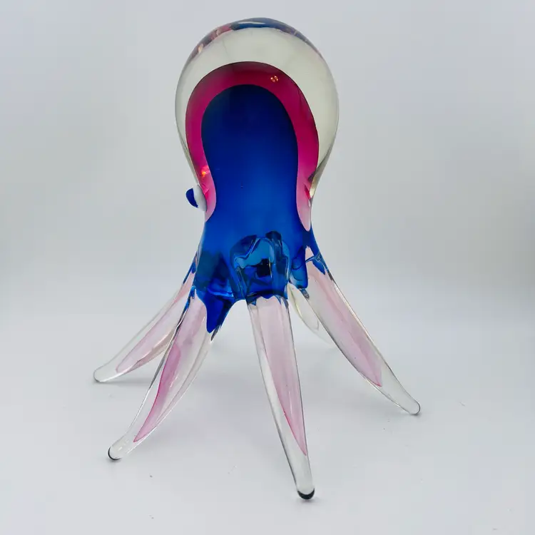 Blobby’s Friend Gary The Octopus Glass Figurine 6.5”