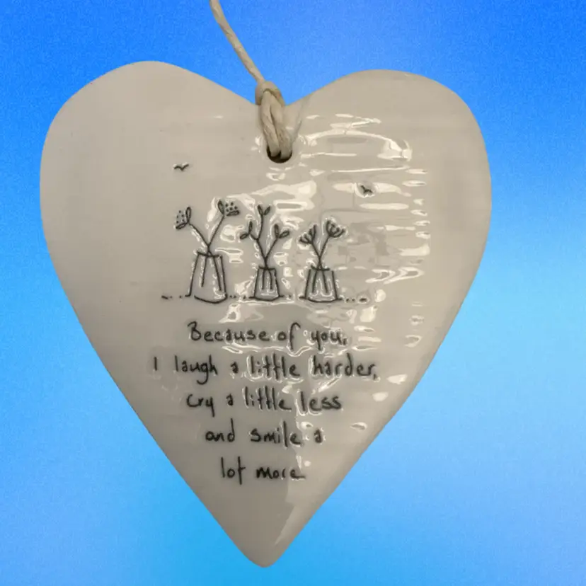 East Of India Heart Plaque
