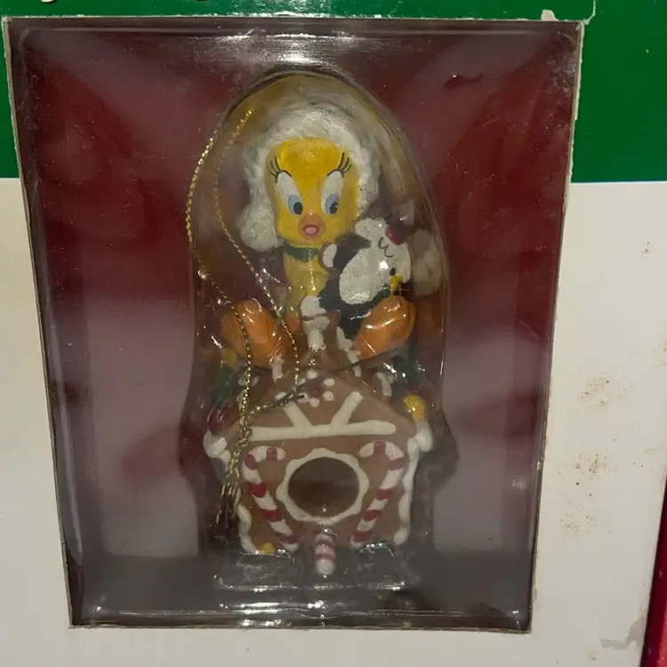 Looney Tunes Ornaments Tweety Sylvester In Boxes