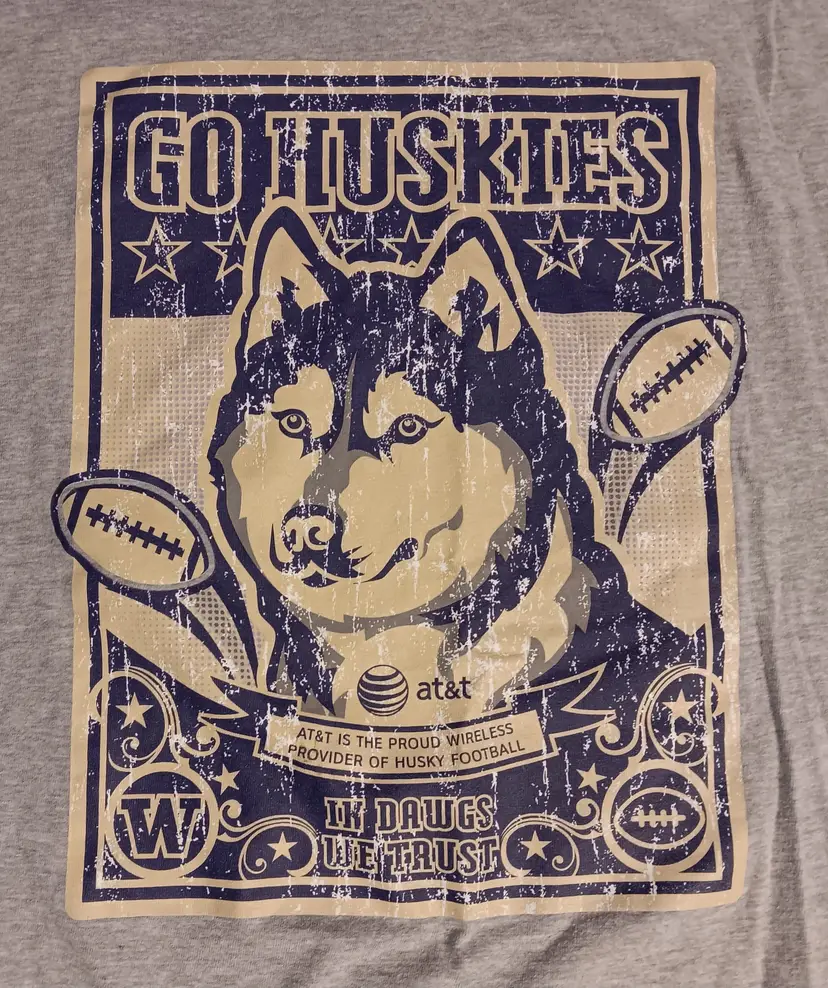 Washington Huskies AT&T t-shirt In Dawgs We Trust college football basketball
