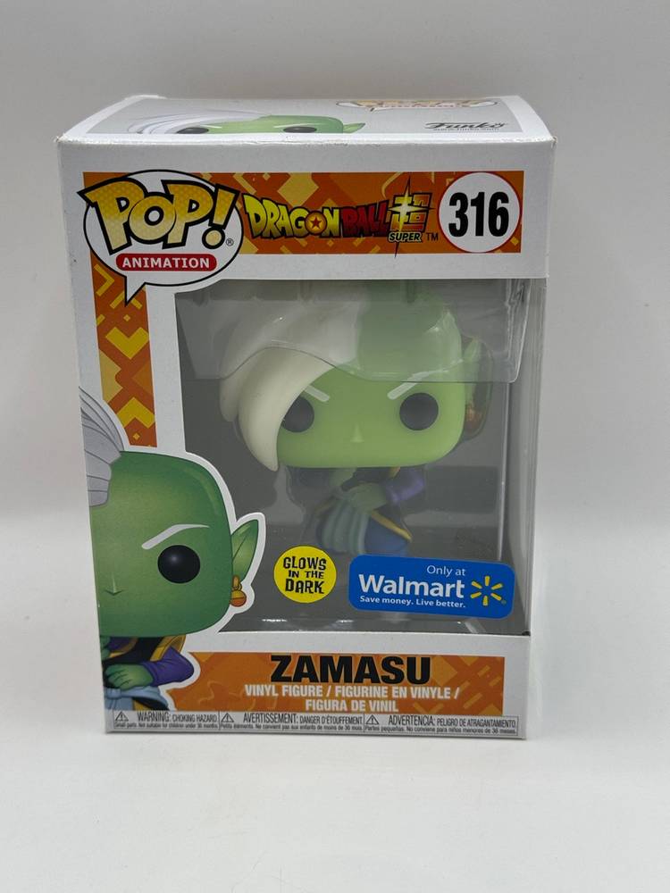 Funko POP! Dragon Ball Z Zamasu 316 Walmart Exclusive Glows in
