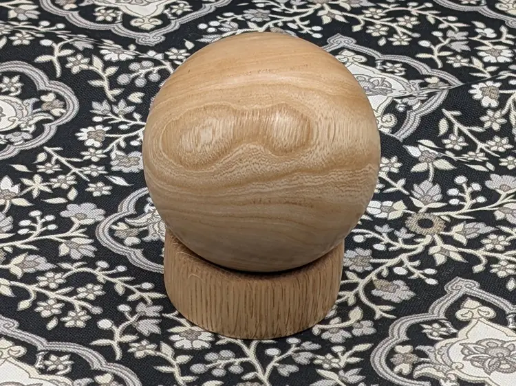 Ash Sphere 3 1/3" Diameter