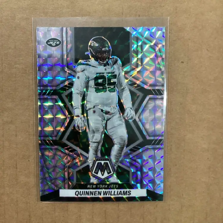 Quinnen Williams 2022 Panini Mosaic #154 Silver Prizm New York Jets