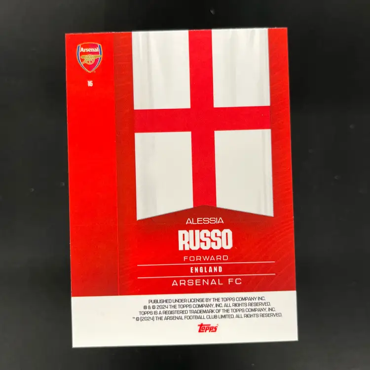 Alessia Russo 2024/25 Topps Arsenal Team Set /175 Soccer Card CD10