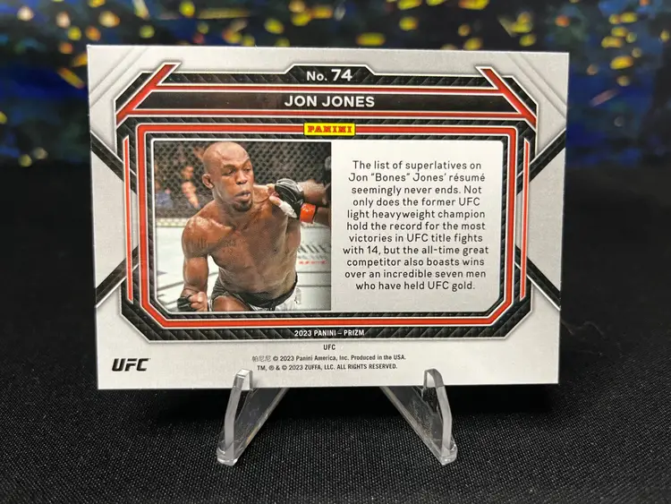 2023 UFC Jon Jones Prizm Octagon Side Card