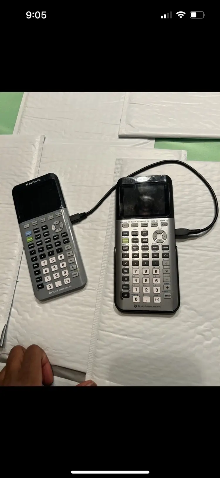 Texas Instrument TI 84 Plus CE Ti Nspire CX II CAS Graphing Calculator DataCable