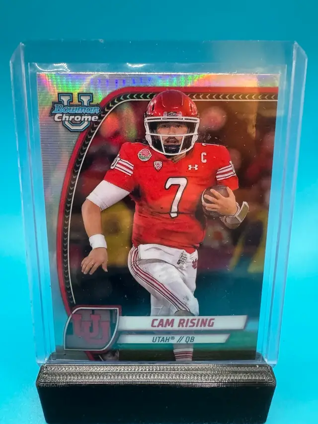 Cam Rising Bowman Chrome U Refractor Utah Utes