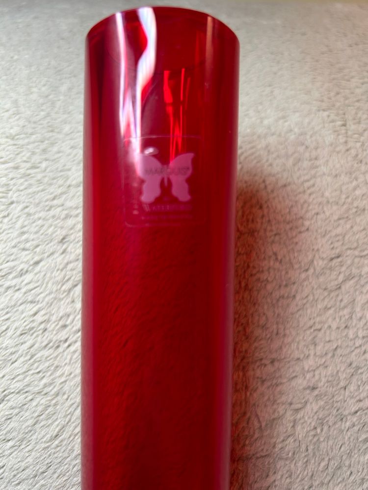Vintage Waterford Marquis Red Crystal Samba Vase