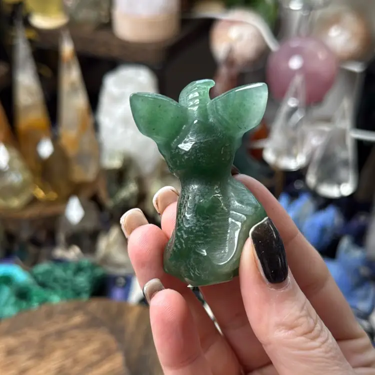 Leafeon Pokémon Green Aventurine 22b
