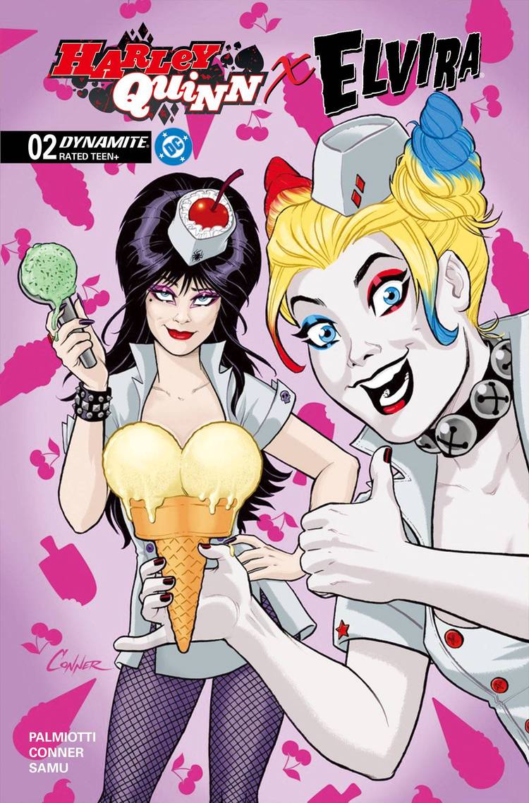 HARLEY QUINN X ELVIRA #2 CVR K 1:10 2 ORIGINAL 9/17/2025 PRESALE