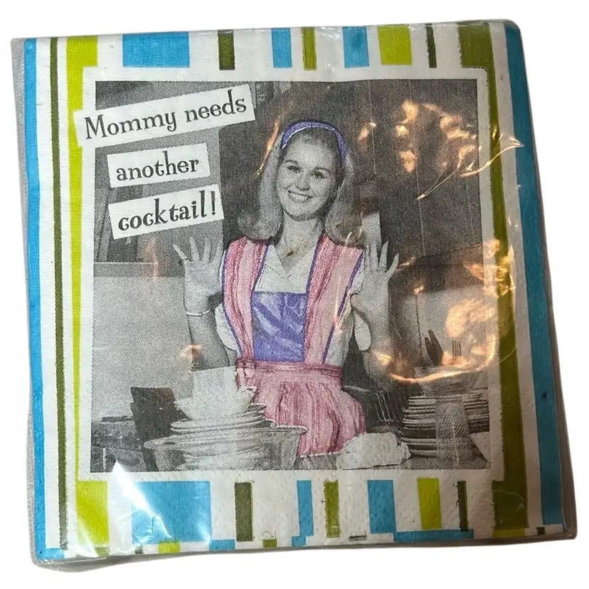 Retro Cocktail Napkins