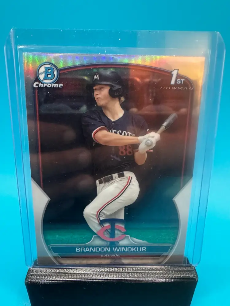 Brandon Winokur 1st Bowman Chrome Refractor Minnesota Twins
