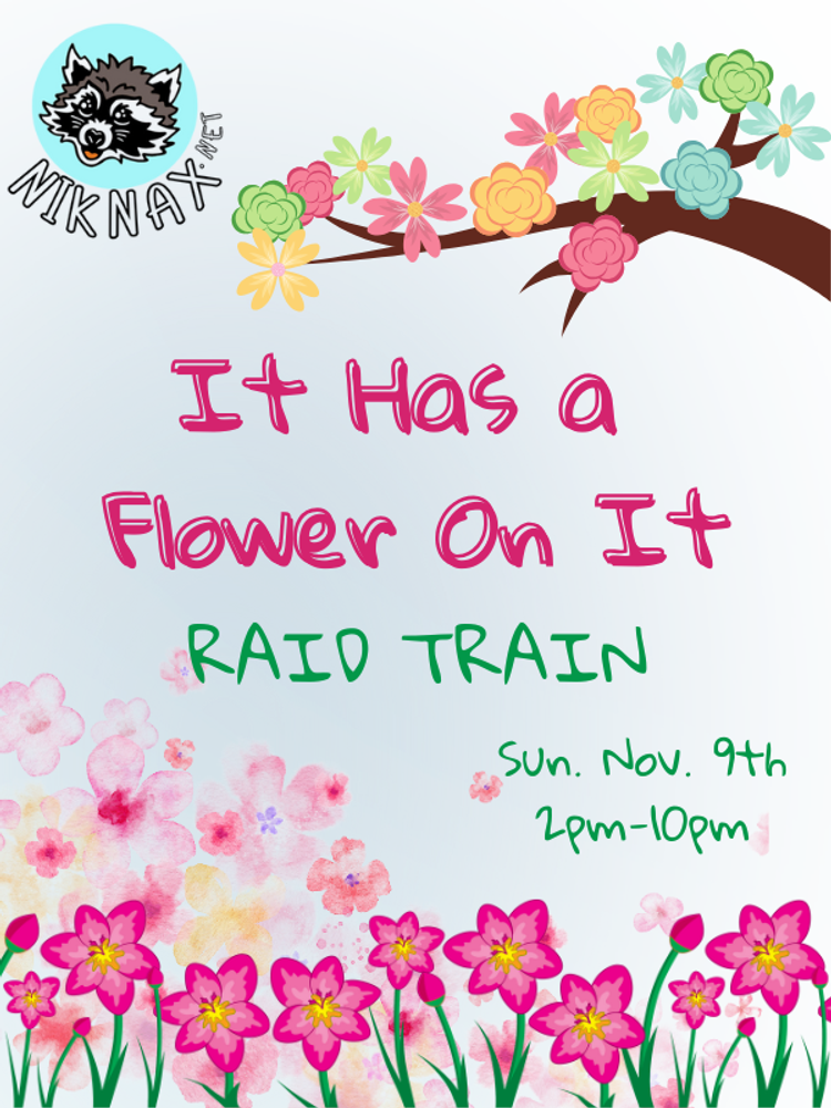 It Has a Flower On It Raid Train w Mostly Midcentury