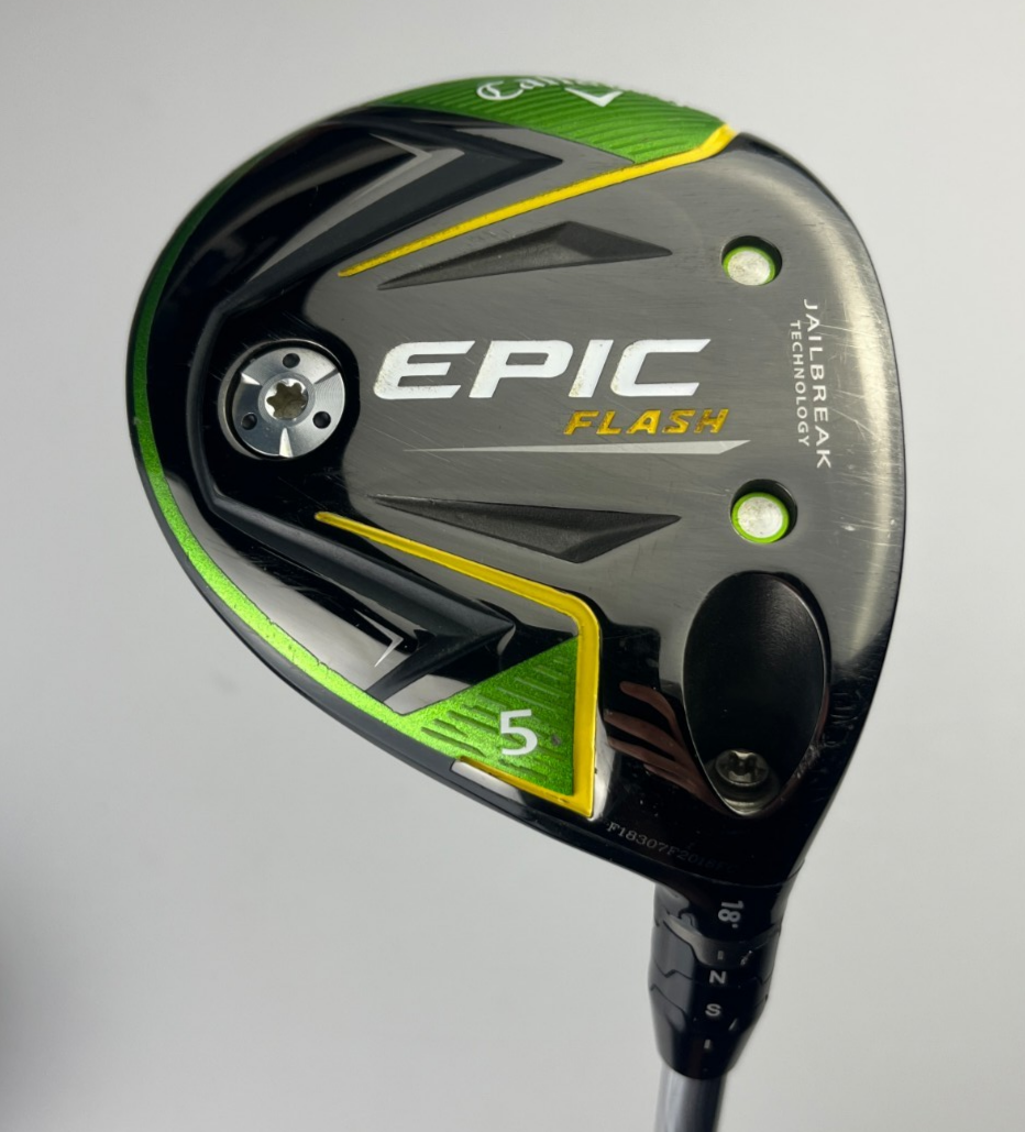 Stacked Golf · Callaway Epic Flash 18* 5 Wood - Evenflow 65G 6.0