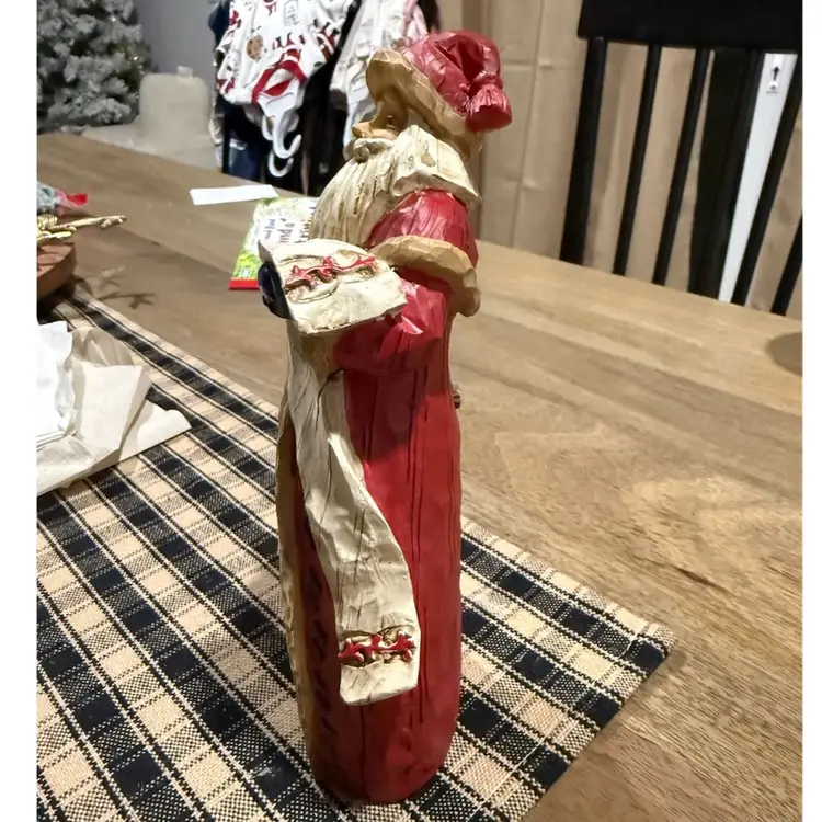 German Santa Checking His List