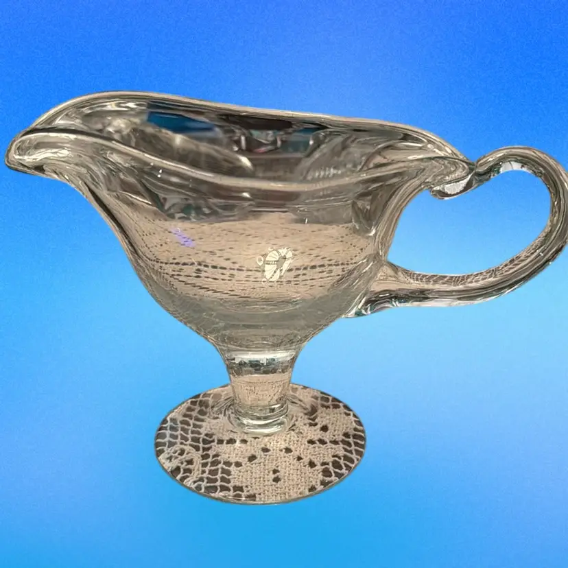 Blown Glass Gravy Boat