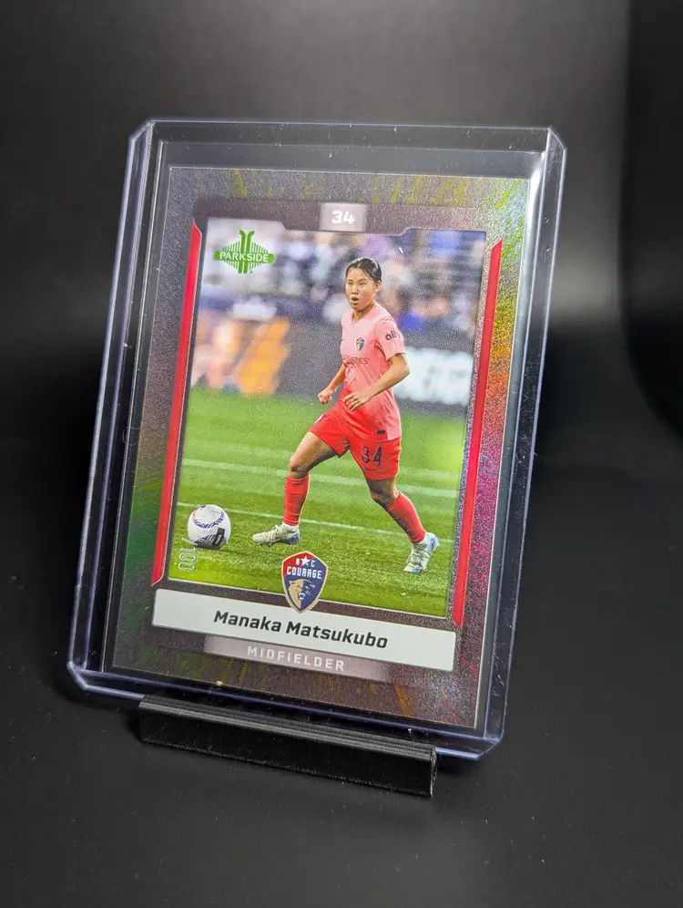 2025 Parkside NWSL Vol 1 Shimmer /100 Manaka Matsukubo NC Courage