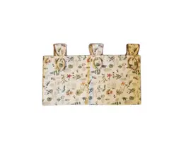 Vintage Longaberger Botanical Fields Tab Tie Valance