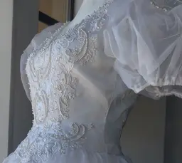 Vintage 80s Wedding Gown