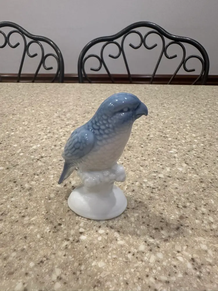 Vintage GEROLD PORZELLAN “Blue Bird”Figurine #4965/A Bavaria Western Germany