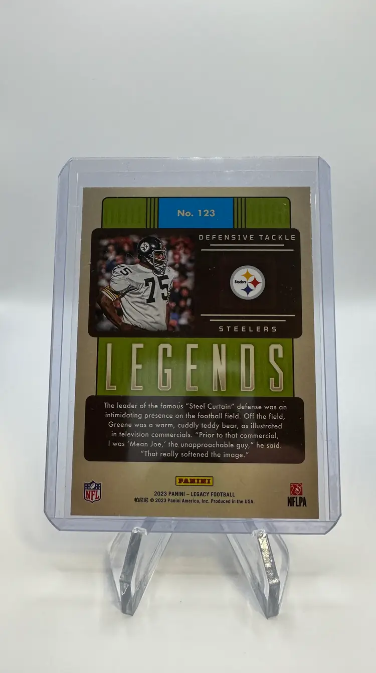 Joe Green Legends Legacy /199 Pittsburgh Steelers 