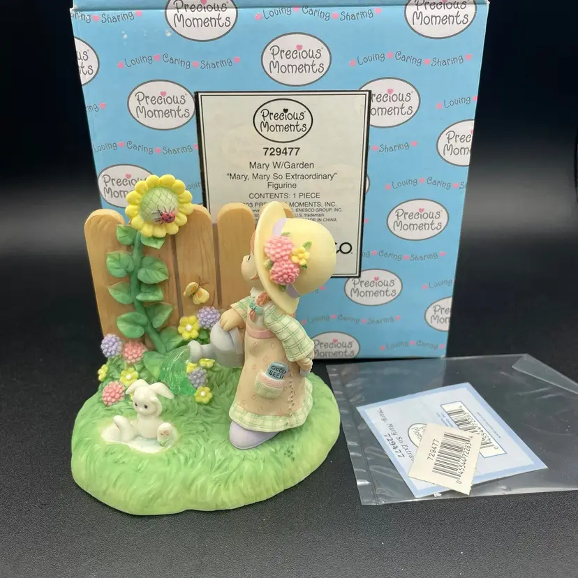 NEW Precious Moments 2003 Mary, Mary So Extraordinary in Garden 729477 RARE