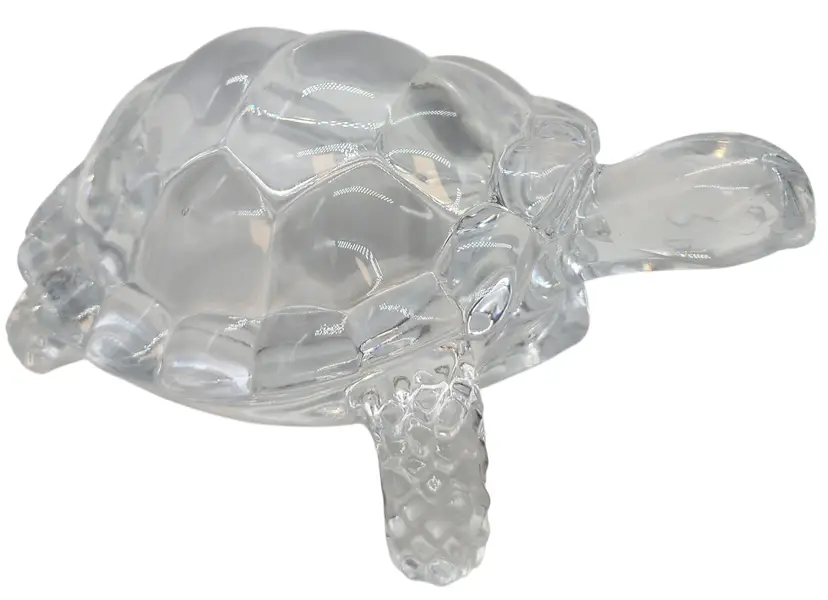 Crystal Glass Turtle Tortoise Feng Shui and Vastu Good Luck Gift Home Decor