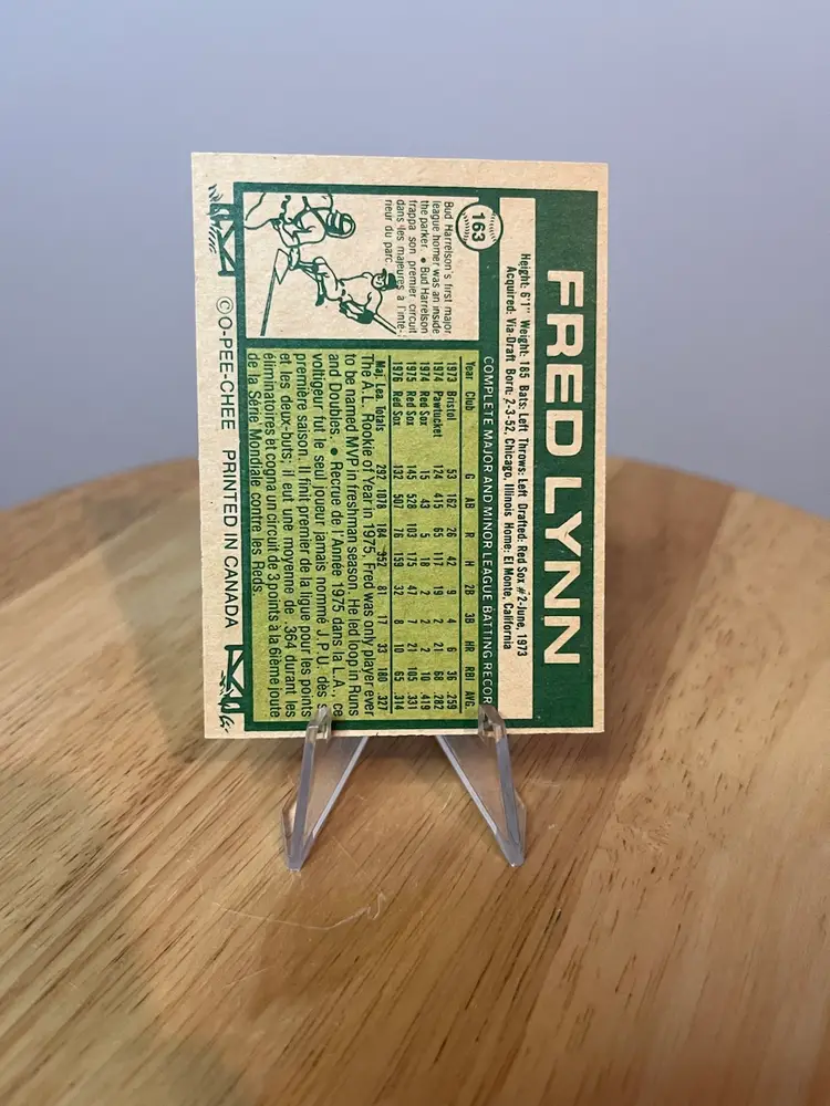 1977 OPC Fred Lynn (NM)