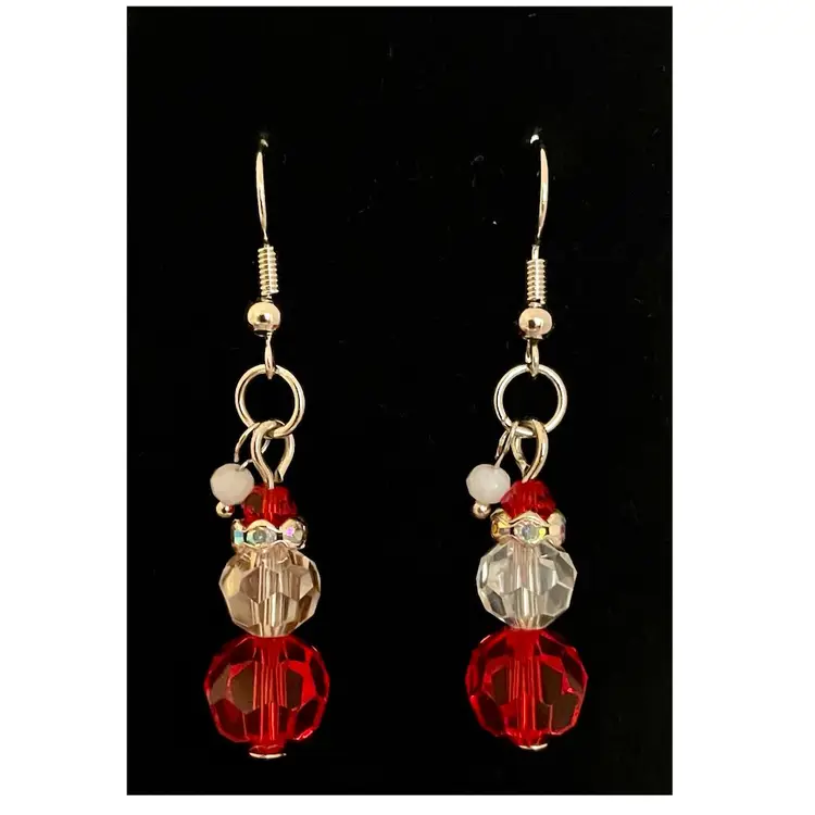Santa Christmas Earrings