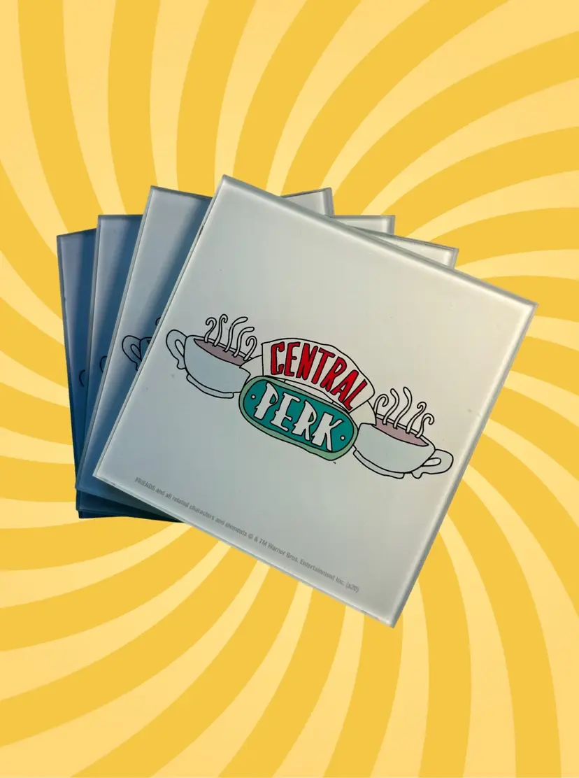 “Friends” Central Perk Coffee Shop Coasters