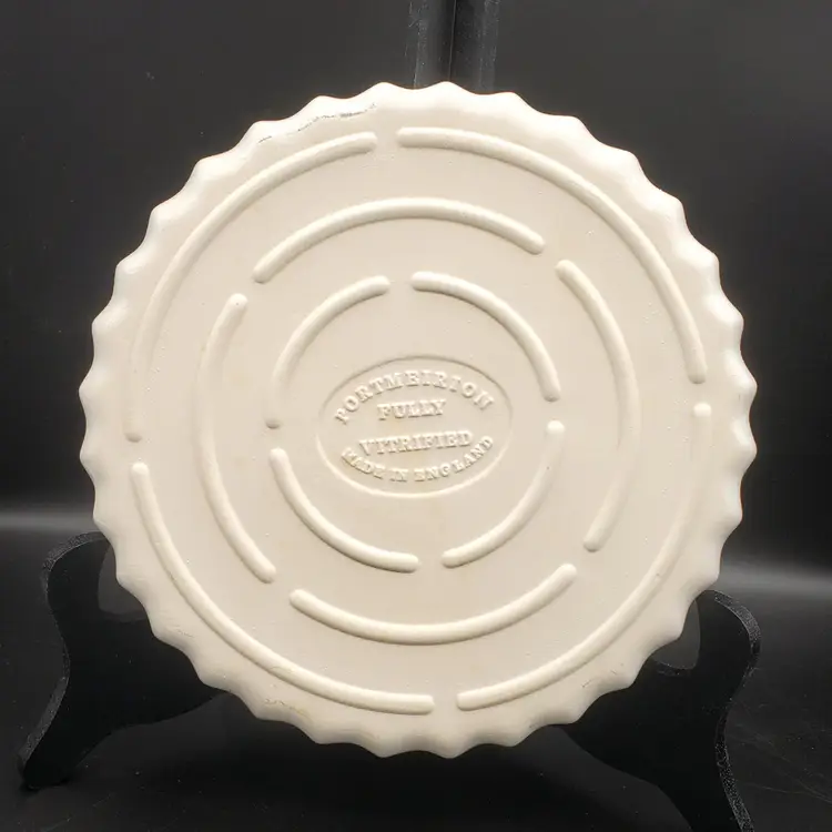 Vintage Portmeirion Amaryllis Reginae Mexican Lily Botanical Quiche Torte Dish 9" England